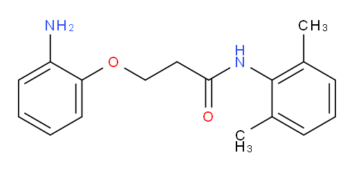 3-(2-aminophenoxy)-N-(2,6-dimethylphenyl)propanamide