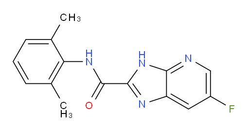N-(2,6-dimethylphenyl)-6-fluoro-3H-imidazo[4,5-b]pyridine-2-carboxamide