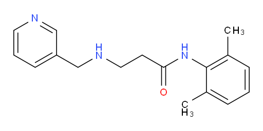 N-(2,6-dimethylphenyl)-3-((pyridin-3-ylmethyl)amino)propanamide