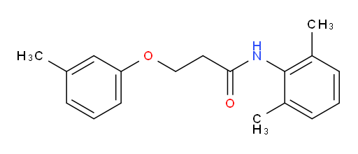 N-(2,6-dimethylphenyl)-3-(m-tolyloxy)propanamide