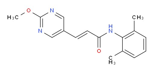 (E)-N-(2,6-dimethylphenyl)-3-(2-methoxypyrimidin-5-yl)acrylamide