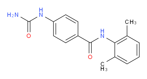 N-(2,6-dimethylphenyl)-4-ureidobenzamide