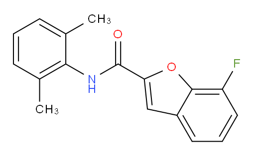 N-(2,6-dimethylphenyl)-7-fluorobenzofuran-2-carboxamide