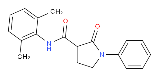 N-(2,6-dimethylphenyl)-2-oxo-1-phenylpyrrolidine-3-carboxamide