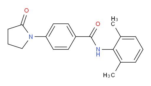 N-(2,6-dimethylphenyl)-4-(2-oxopyrrolidin-1-yl)benzamide