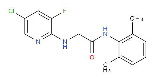 2-((5-chloro-3-fluoropyridin-2-yl)amino)-N-(2,6-dimethylphenyl)acetamide