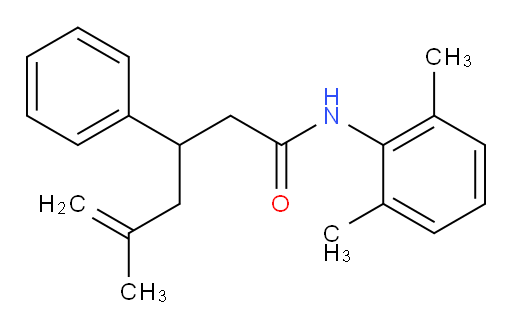 N-(2,6-dimethylphenyl)-5-methyl-3-phenylhex-5-enamide