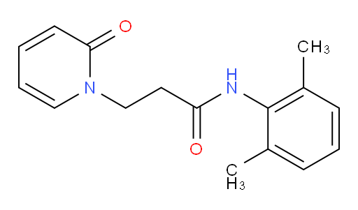 N-(2,6-dimethylphenyl)-3-(2-oxopyridin-1(2H)-yl)propanamide