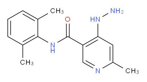 N-(2,6-dimethylphenyl)-4-hydrazinyl-6-methylnicotinamide
