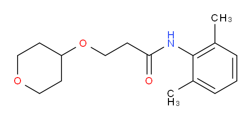 N-(2,6-dimethylphenyl)-3-((tetrahydro-2H-pyran-4-yl)oxy)propanamide