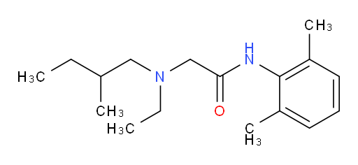 N-(2,6-dimethylphenyl)-2-(ethyl(2-methylbutyl)amino)acetamide