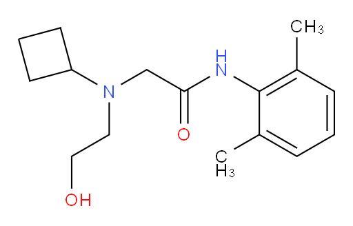 2-(cyclobutyl(2-hydroxyethyl)amino)-N-(2,6-dimethylphenyl)acetamide