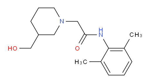 N-(2,6-dimethylphenyl)-2-(3-(hydroxymethyl)piperidin-1-yl)acetamide