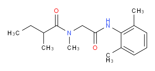 N-(2-((2,6-dimethylphenyl)amino)-2-oxoethyl)-N,2-dimethylbutanamide