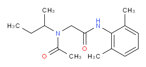 N-(sec-butyl)-N-(2-((2,6-dimethylphenyl)amino)-2-oxoethyl)acetamide