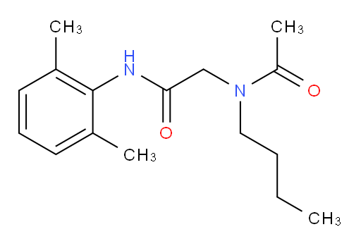 N-butyl-N-(2-((2,6-dimethylphenyl)amino)-2-oxoethyl)acetamide