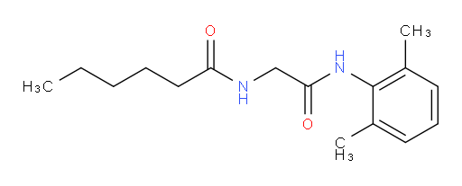 N-(2-((2,6-dimethylphenyl)amino)-2-oxoethyl)hexanamide