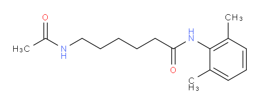 6-acetamido-N-(2,6-dimethylphenyl)hexanamide
