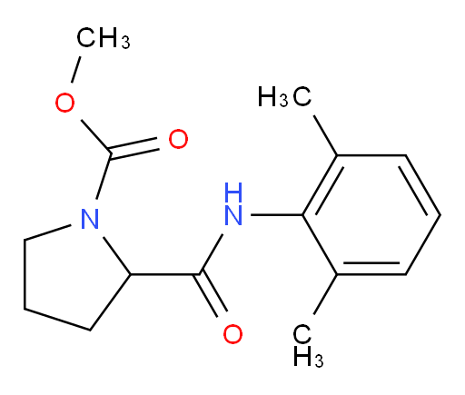 methyl 2-((2,6-dimethylphenyl)carbamoyl)pyrrolidine-1-carboxylate
