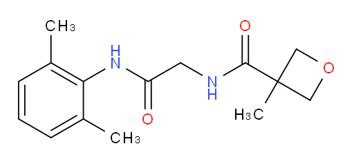 N-(2-((2,6-dimethylphenyl)amino)-2-oxoethyl)-3-methyloxetane-3-carboxamide