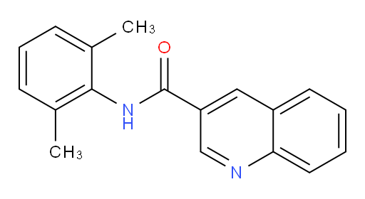 N-(2,6-dimethylphenyl)quinoline-3-carboxamide