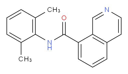 N-(2,6-dimethylphenyl)isoquinoline-8-carboxamide