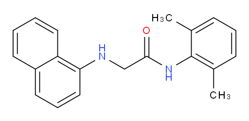 N-(2,6-dimethylphenyl)-2-(naphthalen-1-ylamino)acetamide