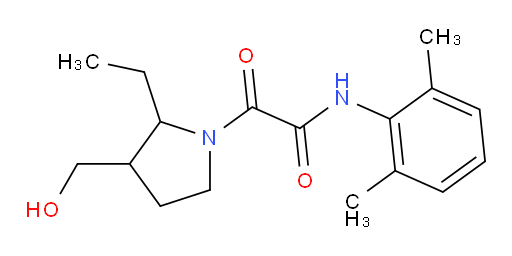 N-(2,6-dimethylphenyl)-2-(2-ethyl-3-(hydroxymethyl)pyrrolidin-1-yl)-2-oxoacetamide