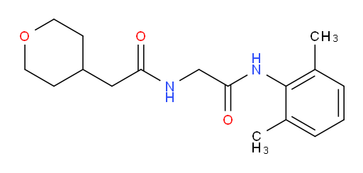 N-(2,6-dimethylphenyl)-2-(2-(tetrahydro-2H-pyran-4-yl)acetamido)acetamide