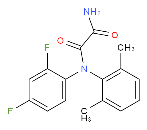 N1-(2,4-difluorophenyl)-N1-(2,6-dimethylphenyl)oxalamide