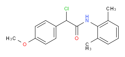 2-chloro-N-(2,6-dimethylphenyl)-2-(4-methoxyphenyl)acetamide