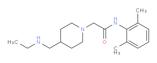 N-(2,6-dimethylphenyl)-2-(4-((ethylamino)methyl)piperidin-1-yl)acetamide