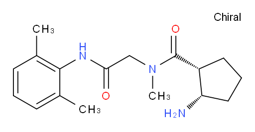 (1R,2S)-2-amino-N-(2-((2,6-dimethylphenyl)amino)-2-oxoethyl)-N-methylcyclopentanecarboxamide