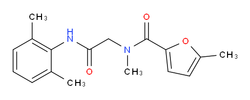 N-(2-((2,6-dimethylphenyl)amino)-2-oxoethyl)-N,5-dimethylfuran-2-carboxamide