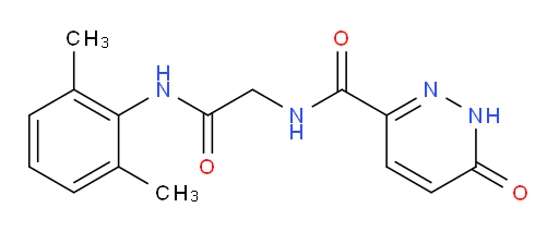 N-(2-((2,6-dimethylphenyl)amino)-2-oxoethyl)-6-oxo-1,6-dihydropyridazine-3-carboxamide