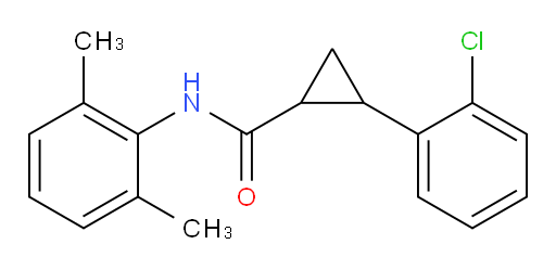 2-(2-chlorophenyl)-N-(2,6-dimethylphenyl)cyclopropanecarboxamide