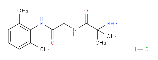 2-amino-N-(2-((2,6-dimethylphenyl)amino)-2-oxoethyl)-2-methylpropanamide hydrochloride
