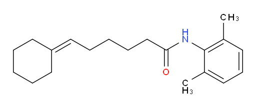 6-cyclohexylidene-N-(2,6-dimethylphenyl)hexanamide