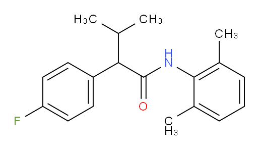 N-(2,6-dimethylphenyl)-2-(4-fluorophenyl)-3-methylbutanamide