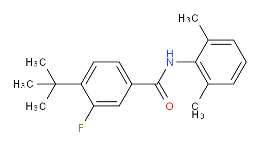 4-(tert-butyl)-N-(2,6-dimethylphenyl)-3-fluorobenzamide