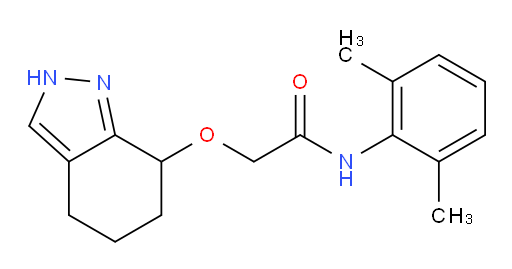 N-(2,6-dimethylphenyl)-2-((4,5,6,7-tetrahydro-2H-indazol-7-yl)oxy)acetamide