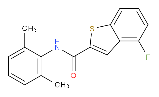 N-(2,6-dimethylphenyl)-4-fluorobenzo[b]thiophene-2-carboxamide