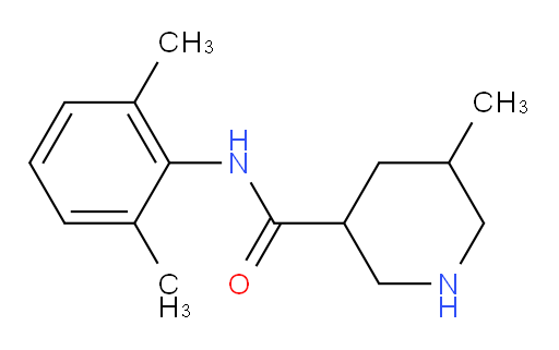N-(2,6-dimethylphenyl)-5-methylpiperidine-3-carboxamide