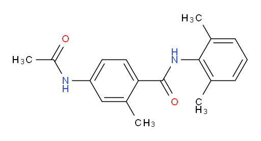4-acetamido-N-(2,6-dimethylphenyl)-2-methylbenzamide