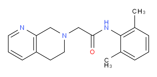 2-(5,6-dihydro-1,7-naphthyridin-7(8H)-yl)-N-(2,6-dimethylphenyl)acetamide