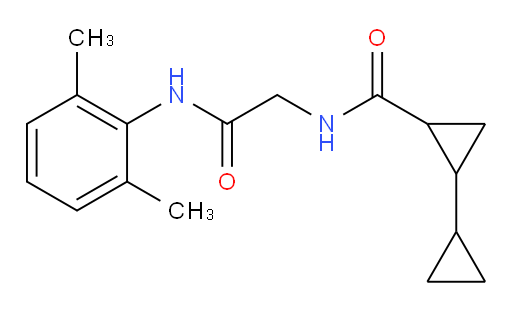 N-(2-((2,6-dimethylphenyl)amino)-2-oxoethyl)-[1,1'-bi(cyclopropane)]-2-carboxamide