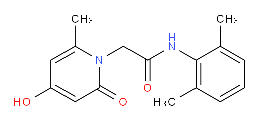 N-(2,6-dimethylphenyl)-2-(4-hydroxy-6-methyl-2-oxopyridin-1(2H)-yl)acetamide