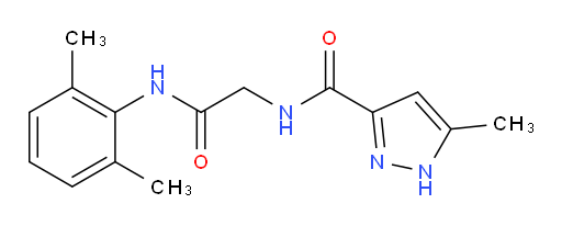 N-(2-((2,6-dimethylphenyl)amino)-2-oxoethyl)-5-methyl-1H-pyrazole-3-carboxamide