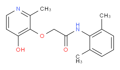 N-(2,6-dimethylphenyl)-2-((4-hydroxy-2-methylpyridin-3-yl)oxy)acetamide