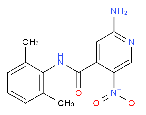 2-amino-N-(2,6-dimethylphenyl)-5-nitroisonicotinamide